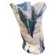 Blue-green ceramic by Rita Alaoui
