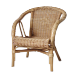 Children's armchair in rattan