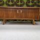 Lowboard enfilade with sliding doors, 1970s vintage.