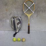 Racket with its vintage cover