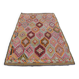 Large Kilim Rug, Vintage Rug, Home Decor rug, Turkish Kilim