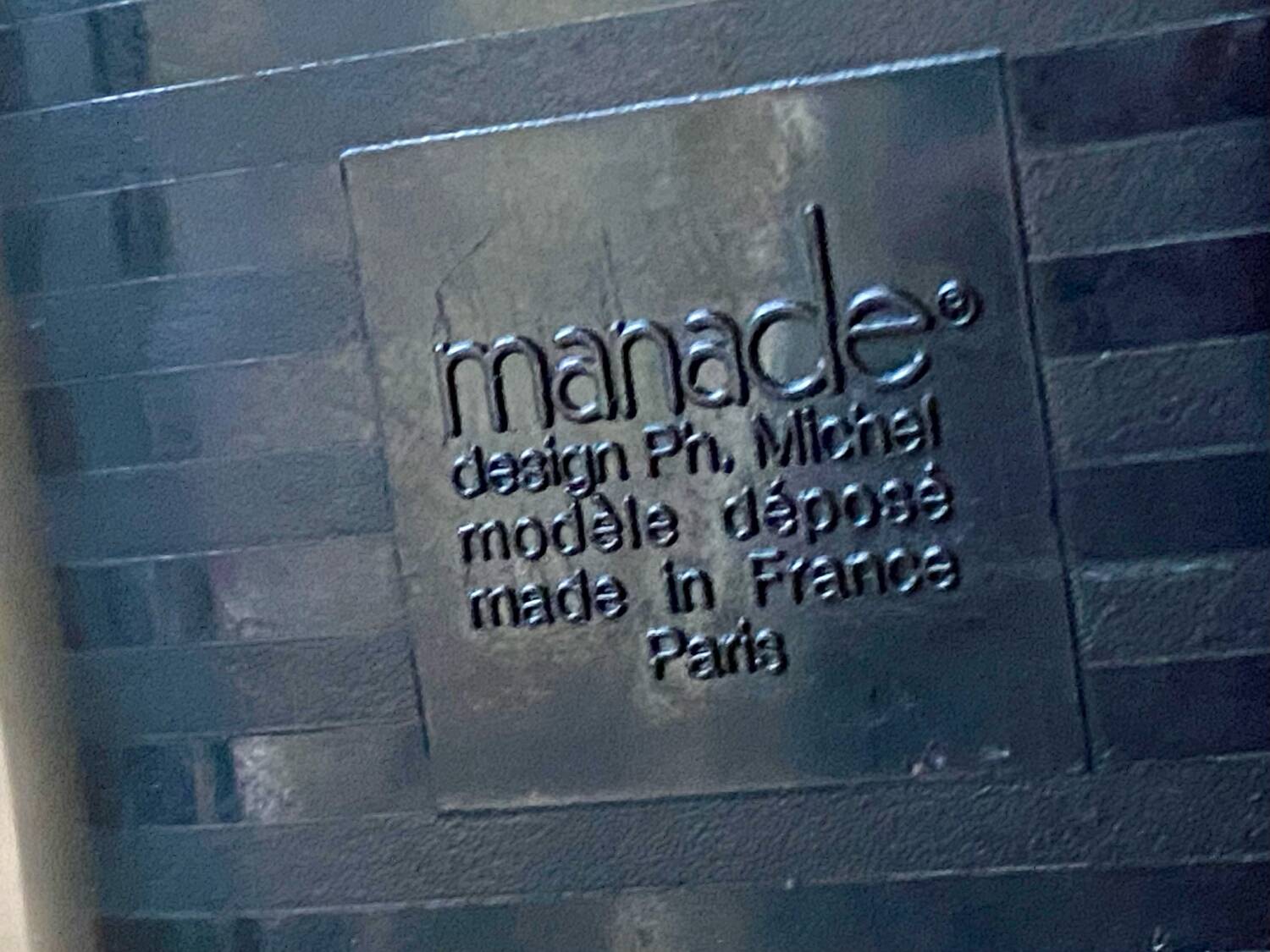 Manade France desk lamp designed by Philippe Michel, vintage 80s