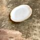 Oval dish in white and golden Limoges porcelain