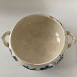 Soup pot in antique earthenware H.B/Choisy le roi