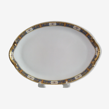 Limoges porcelain oval plate