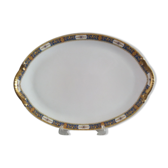 Limoges porcelain oval plate