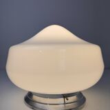 Antique ceiling light or vintage wall light in xl opaline