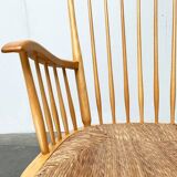 Mid-Century rocking chair model WK-S 7 in beech by Arno Lambrecht for Wk Möbel, 1950s.