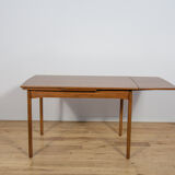Mid-century teak extendable dining table, Denmark, 1960s
