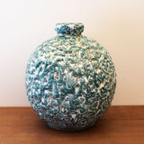Ball vase in glazed stoneware La Charentaise