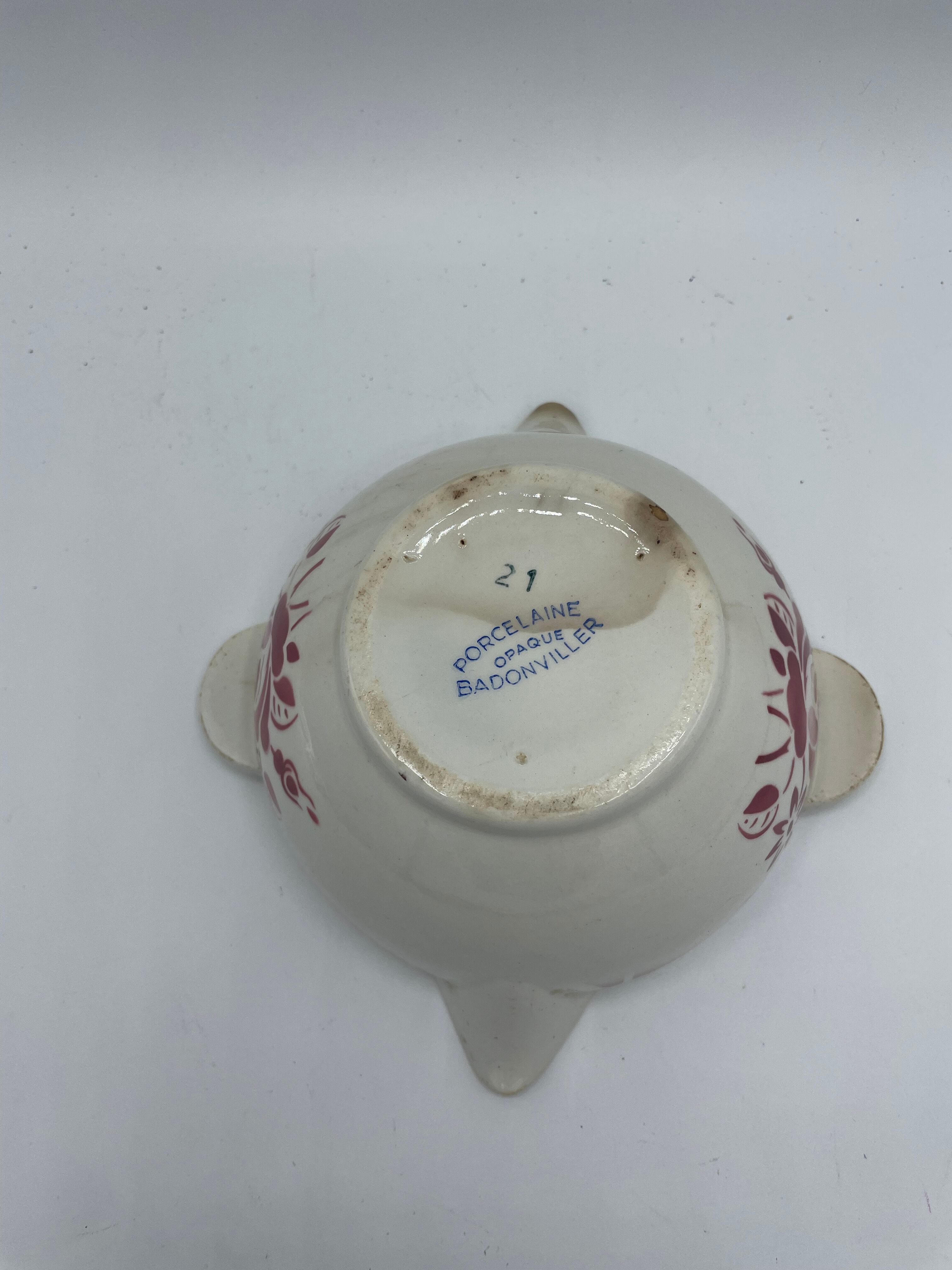 Vintage Badonviller Bowl