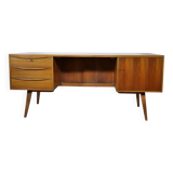 Walnut Executive Desk – 1960s Mid-Century Design Office Table