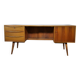 Bureau de direction en noyer, années 1960