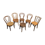 Set of 5 bistro chairs + 1 stool