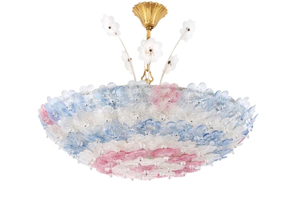 Murano glass floral Barovier & Toso flower chandelier