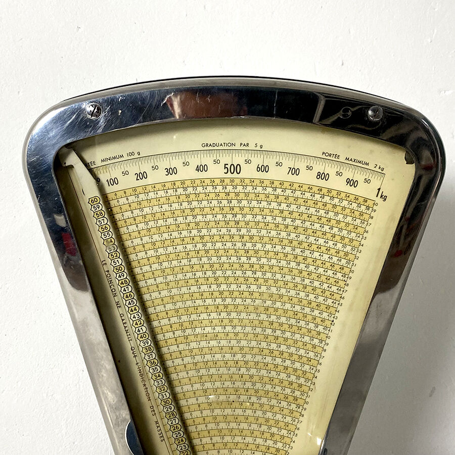 Vintage grocer's scale 50's