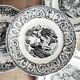 Set of 4 talking dessert plates