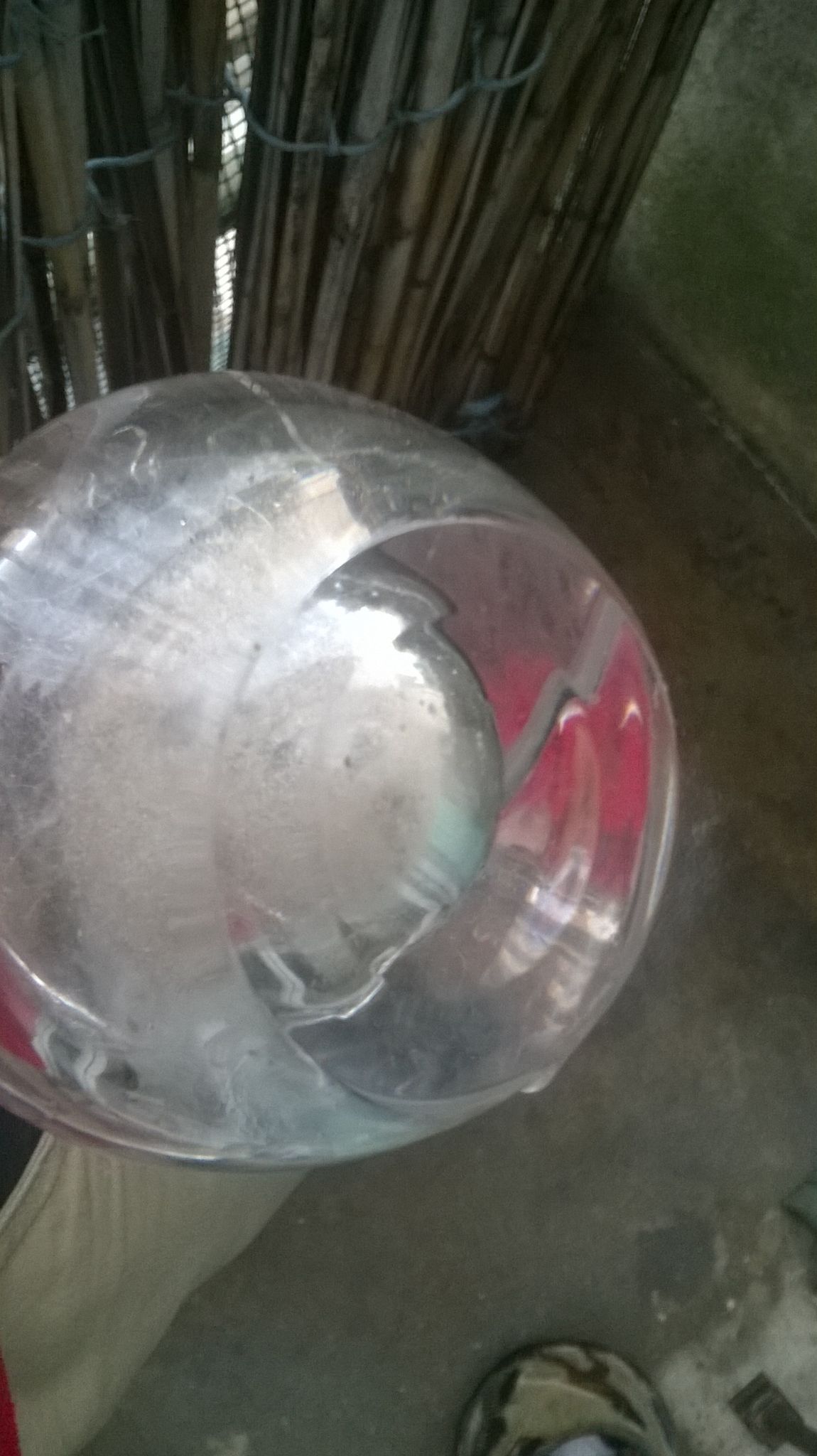 Cut crystal vase
