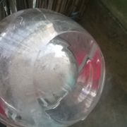 Cut crystal vase