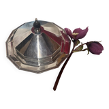 Gainsborough stamped silver plated butter dish