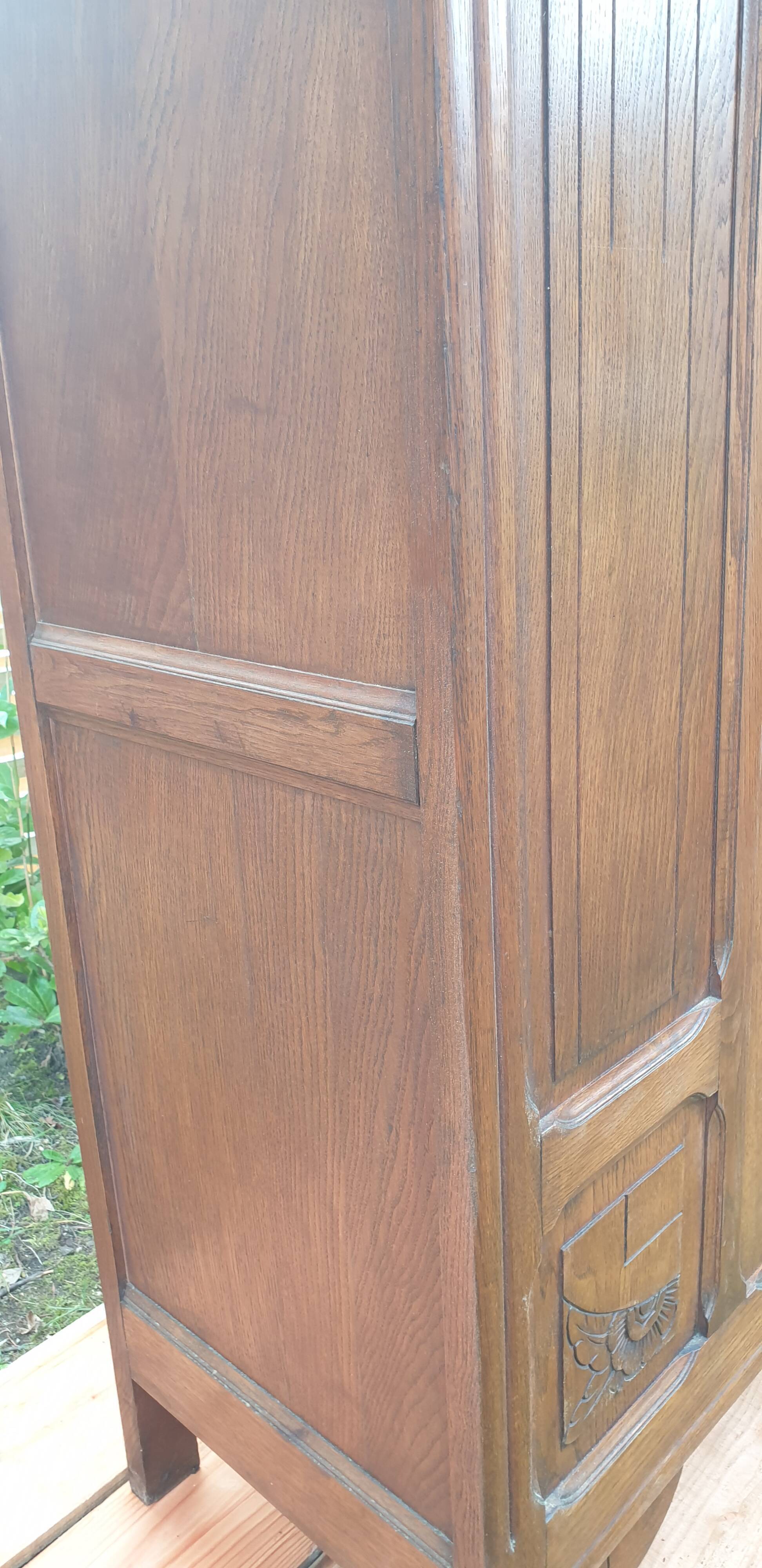Oak cabinet