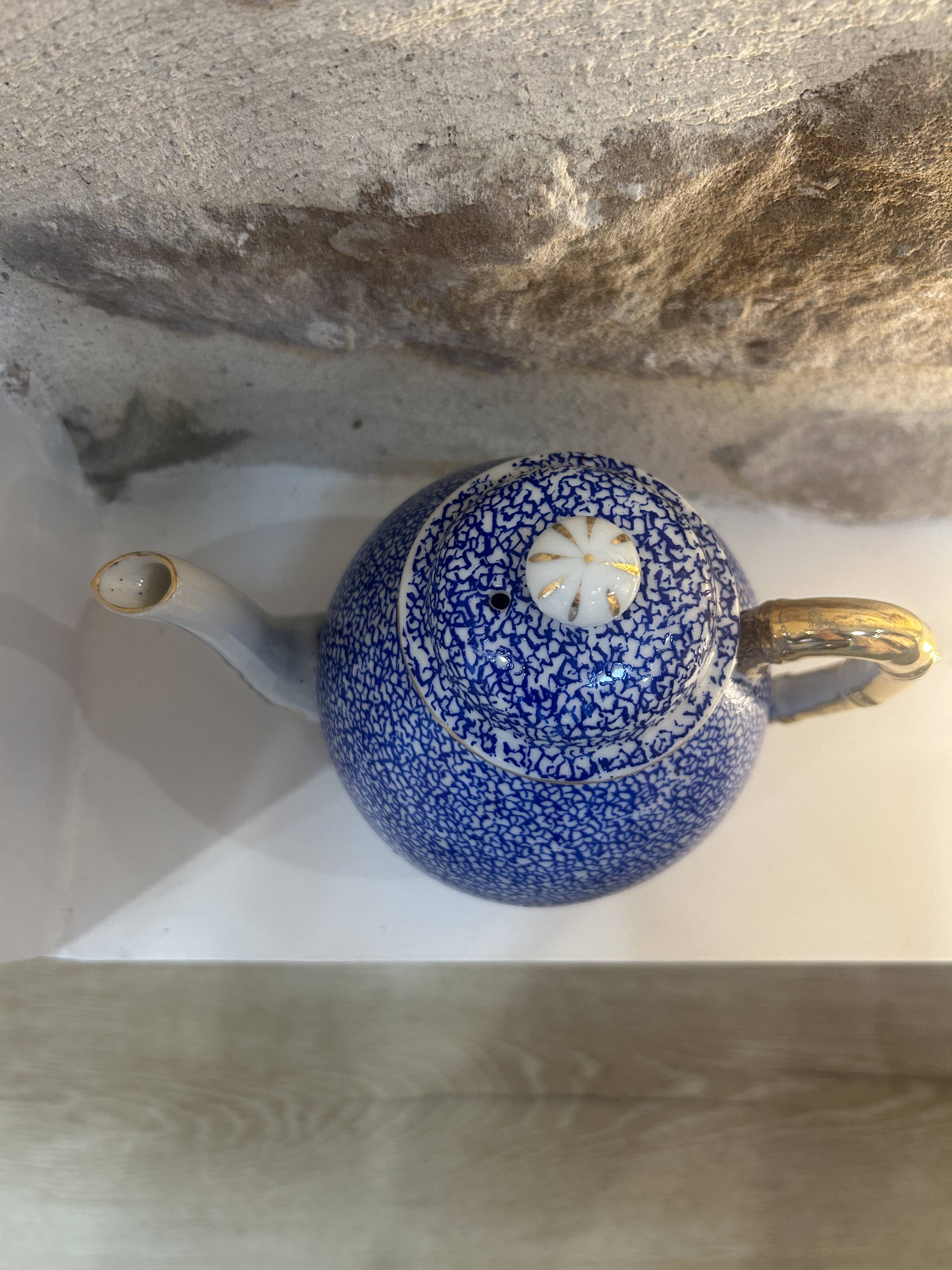 Antique porcelain teapot from Nagoya, Takito factory.