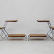 Set of Two Mid-Century Flower Stands, Czechoslovakia, 1960s