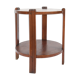 Circular pedestal table