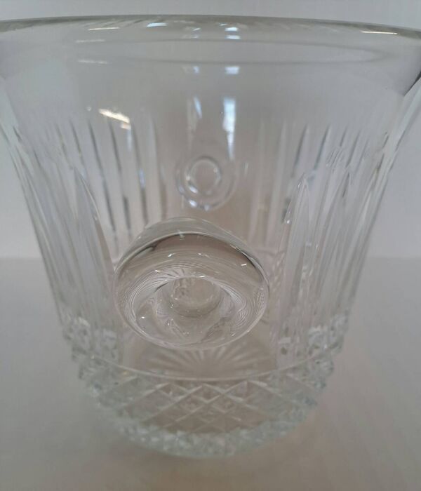 Seau à  Champagne cristal de Saint Louis modèle Tommy