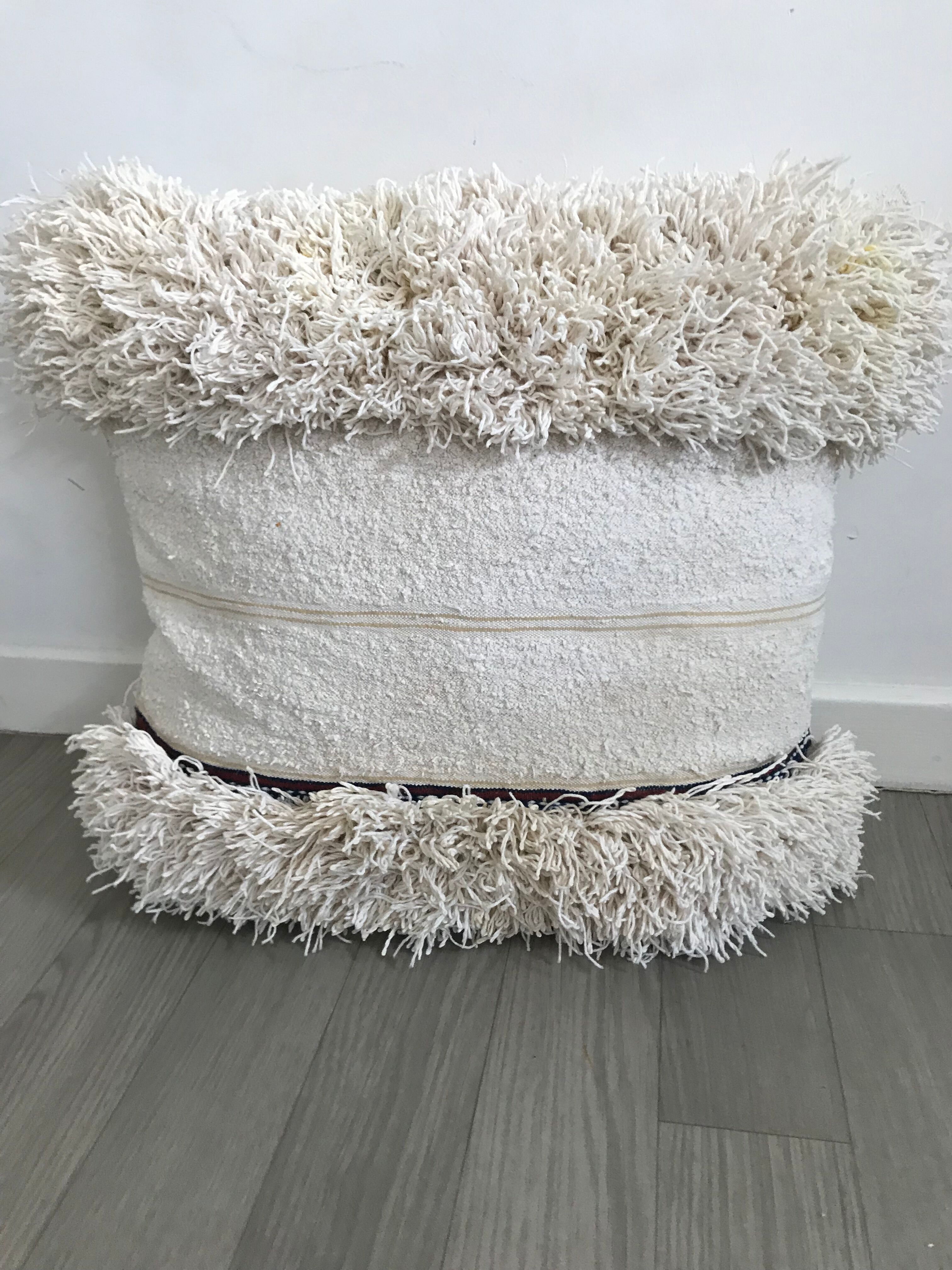 Unique Berber cushion Bohemian handira