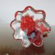 Soliflore murano "poisson" orange années 70