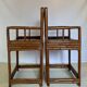 Paire de fauteuils chinois en bambou
