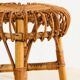 Rattan stool by Franco Albini for Vittorio Bonacina, Italy 60s