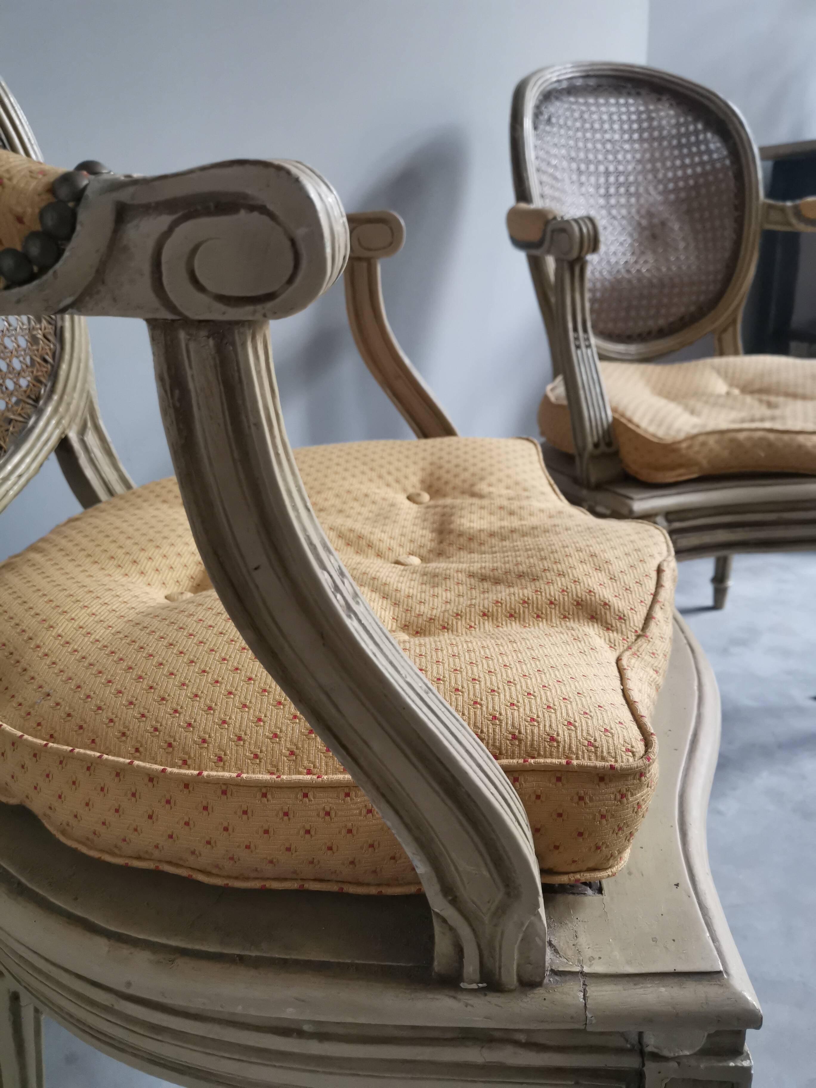 Pair of Louis XVI armchairs