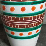 Vintage ceramic vase A. Fazio Vallauris 50s