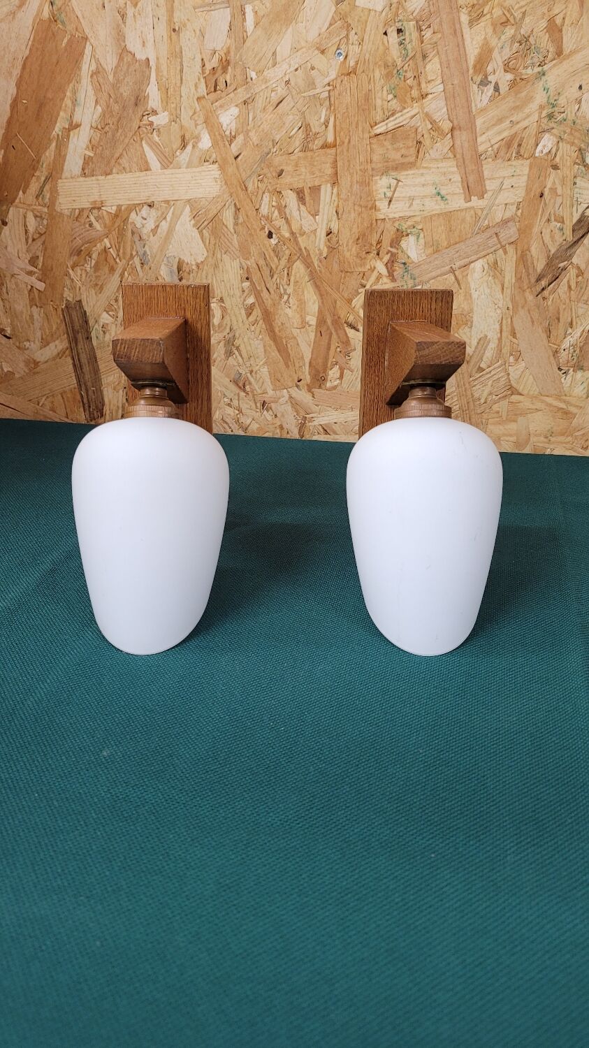 Two Scandinavian wall lights