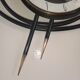 Vintage Bayard iron and brass clock 1960