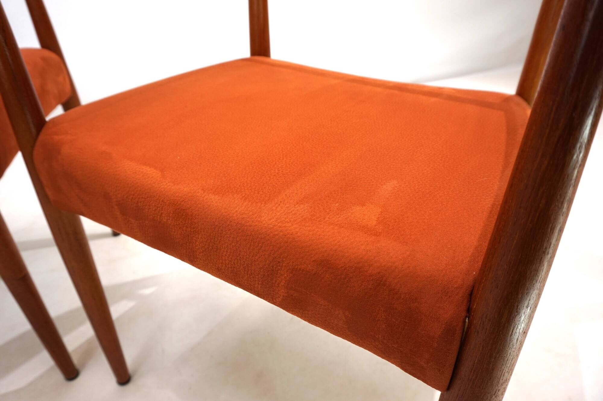 Set of 2 Gustav Bahus Bambi teak chairs by Rolf Rastad & Adolf Relling, 196