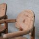 Pine Mid-Century Arm Dining Chairs attr. to Rainer Daumiller (8)