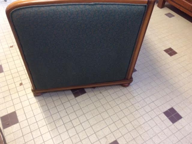 Wooden and fabric daybed