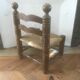 Chaise bois paillée style Charles Dudouyt 1940