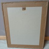 Lithograph by J. Audubon "Yellow Breasted Cat" from the 50s/60s, framed