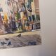 Aquarelle place aux pigeons