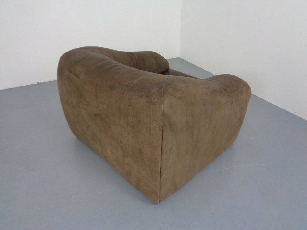 Buffalo Chair in leather by De Sede, 1970s