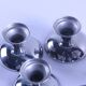 Set of 6 vintage stainless steel ice cream bowls