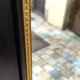 Napoleon III blackened wooden mirror 53 x 63 cm