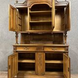 Louis XVI style projection sideboard in carved solid walnut