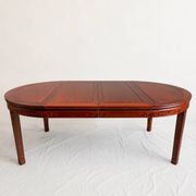 Table de salle à manger chinoise extensible en palissandre, années 70