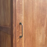 Scandinavian wooden wardrobe