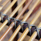 Rattan recliner chair, Bauhaus 1930